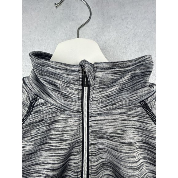 Head Shirt Womens XS Activewear 1/4 Zip Long Sleeve Grey Black Lightweight - Picture 10 of 16